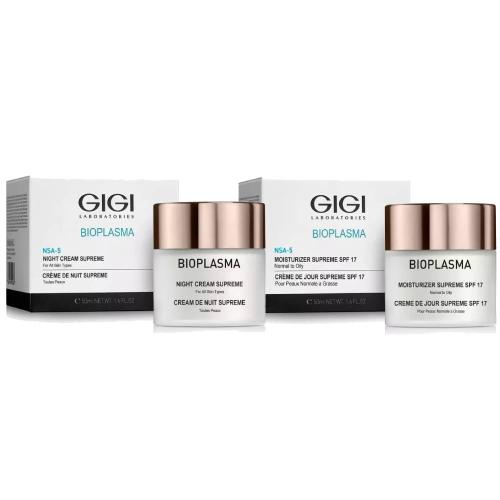 ДжиДжи Набор для лица (дневной крем SPF17 50 мл + ночной крем 50 мл) (GiGi, Bioplasma)