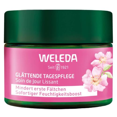 Веледа Разглаживающий дневной крем для лица, 40 мл (Weleda, Розовая линия)