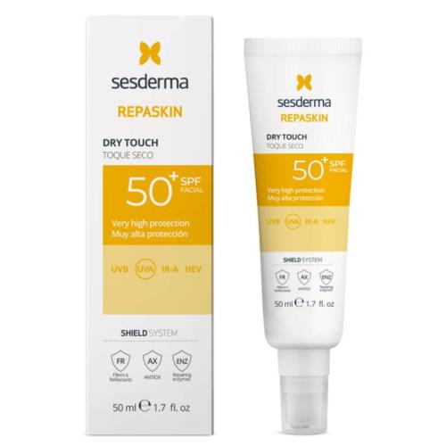 Сесдерма Дневной солнцезащитный крем с матовым эффектом для лица Dry Touch SPF50, 50 мл (Sesderma, Repaskin)