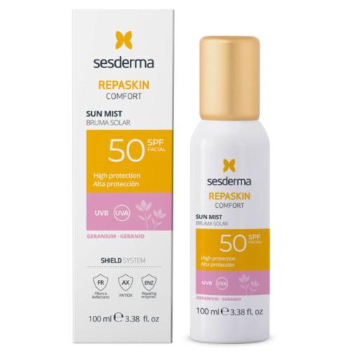 Сесдерма Спрей-мист липосомальный для лица &quot;Герань&quot; Comfort SPF50, 100 мл (Sesderma, Repaskin)