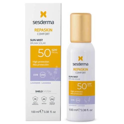 Сесдерма Спрей-мист липосомальный для лица &quot;Лаванда&quot; Comfort SPF50, 100 мл (Sesderma, Repaskin)