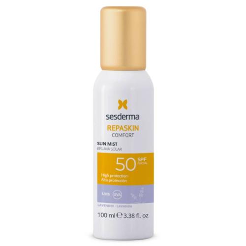 Сесдерма Спрей-мист липосомальный для лица &quot;Лаванда&quot; Comfort SPF50, 100 мл (Sesderma, Repaskin), фото-2
