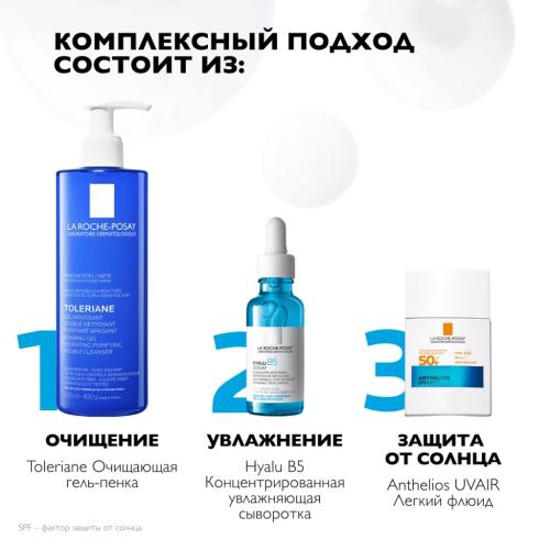 Ля Рош Позе Легкий солнцезащитный флюид для лица UVAir SPF50+ / PA++++, 40 мл (La Roche-Posay, Anthelios), фото-8
