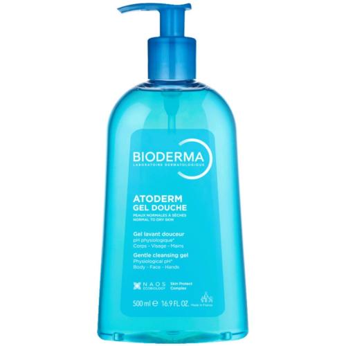 Биодерма Гель для душа для нормальной и сухой кожи, 500 мл (Bioderma, Atoderm)