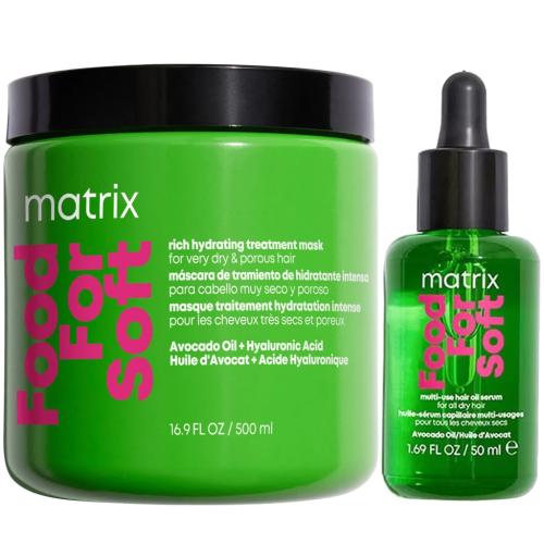 Матрикс Программа Food For Soft дополнительный уход: маска 500 мл + масло-сыворотка 50 мл (Matrix, Food For Soft), фото-3