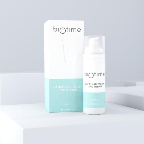 Биотайм Ламеллярный липидовосполняющий крем, 50 мл (Biotime, Special), фото-2