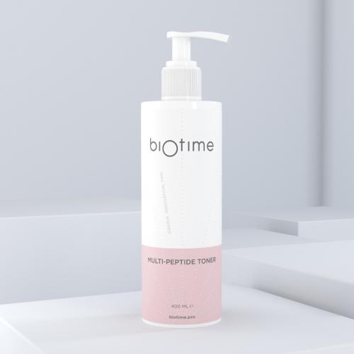 Биотайм Мультипептидный увлажняющий тоник, 400 мл (Biotime, Multi-Peptide), фото-2