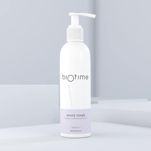 Биотайм Тоник с фитиновой кислотой против гиперпигментации, 200 мл (Biotime, White), фото-2