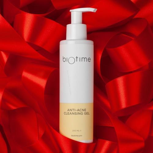Биотайм Очищающий гель для умывания против акне, 200 мл (Biotime, Anti-Acne), фото-3