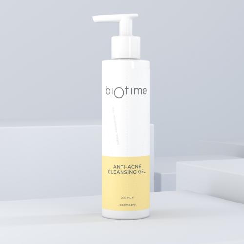 Биотайм Очищающий гель для умывания против акне, 200 мл (Biotime, Anti-Acne), фото-4