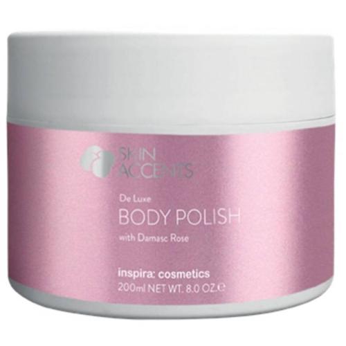 Инспира Косметикс Скраб для тела De Luxe Body Polish с экстрактом дамасской розы, 200 мл (Inspira Cosmetics, Skin Accents)