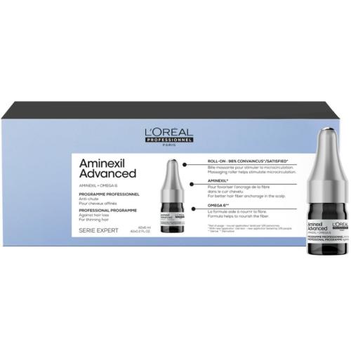 Лореаль Профессионель Программа Aminexil Advanced от выпадения волос, 42 ампулы х 6 мл (L'Oreal Professionnel, Уход за волосами, Scalp Care)