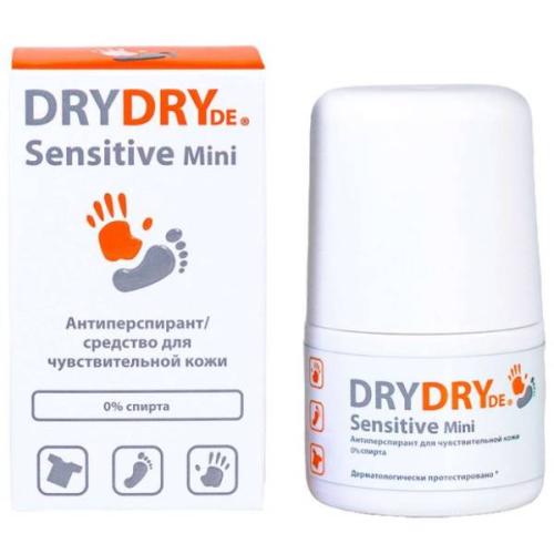 Драй-Драй Антиперспирант для чувствительной кожи Sensitive Mini, 20 мл (Dry-Dry, Антиперспиранты)