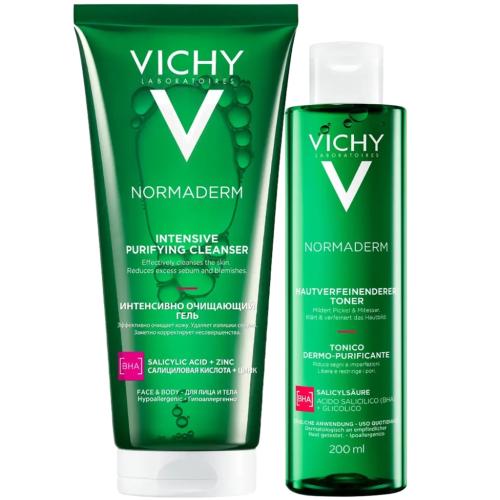 Виши Программа Normaderm очищение: гель 200 мл + лосьон 200 мл (Vichy, Normaderm), фото-3
