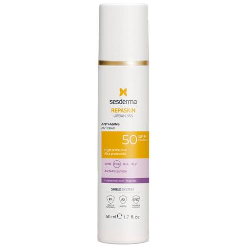 Сесдерма Солнцезащитный антивозрастной крем для лица Urban 365 SPF50, 50 мл (Sesderma, Repaskin), фото-2
