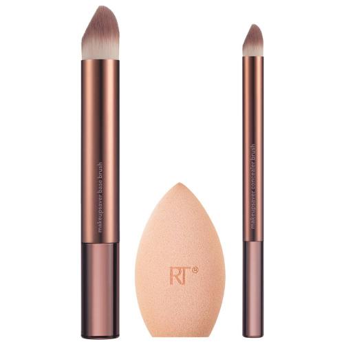 Реал Техникс Набор кистей и спонж для макияжа Makeupsaver Sponge + Brush Trio (Real Techniques, Set), фото-3