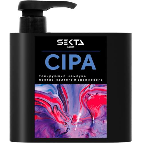 Секта Шампунь для нейтрализации теплых оттенков CIPA, 500 мл (Sekta, Assist)