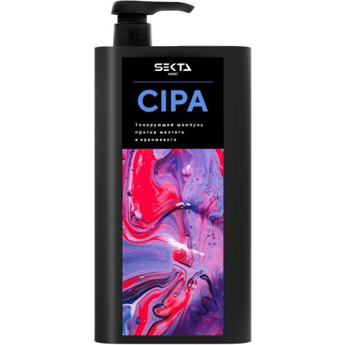 Секта Шампунь для нейтрализации теплых оттенков CIPA, 1000 мл (Sekta, Assist)