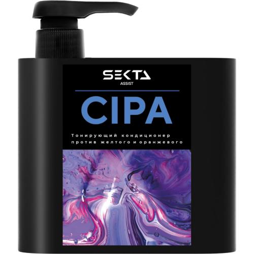 Секта Кондиционер для нейтрализации теплых оттенков CIPA, 500 мл (Sekta, Assist)