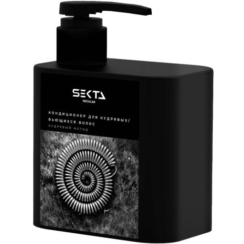 Секта Кондиционер для кудрявых и вьющихся волос, 500 мл (Sekta, Regular), фото-5