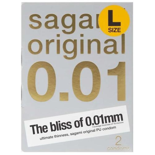 Сагами Презервативы Original 0.01 полиуретановые Large, 2 шт (Sagami, ), фото-3