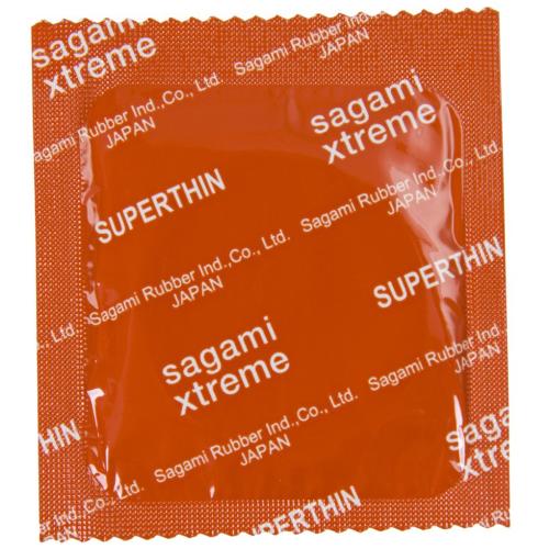 Сагами Ультратонкие презервативы Xtreme Superthin латексные, 1 шт (Sagami, ), фото-3