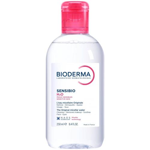 Биодерма Мицеллярная вода для чувствительной кожи Н2О, 250 мл (Bioderma, Sensibio)