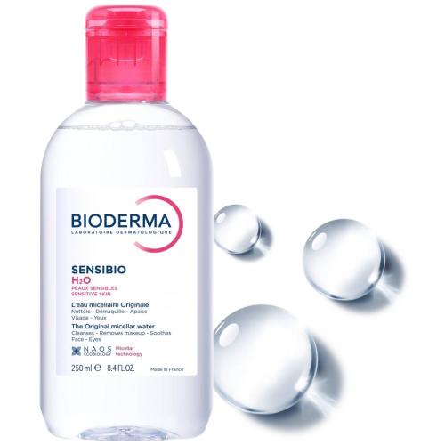 Биодерма Мицеллярная вода для чувствительной кожи Н2О, 250 мл (Bioderma, Sensibio), фото-2