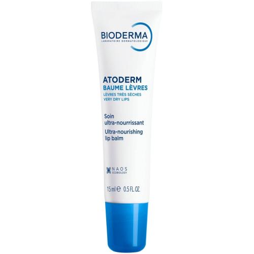 Биодерма Питательный бальзам для губ,  15 мл (Bioderma, Atoderm)