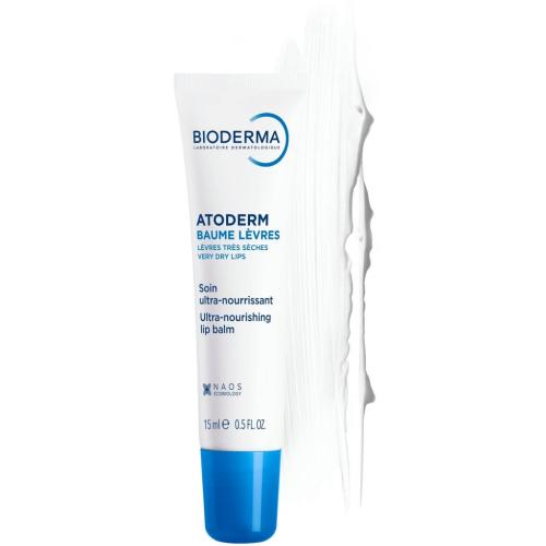 Биодерма Питательный бальзам для губ,  15 мл (Bioderma, Atoderm), фото-2