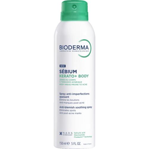 Биодерма Cпрей для тела против несовершенств Kerato+, 150 мл (Bioderma, Sebium)