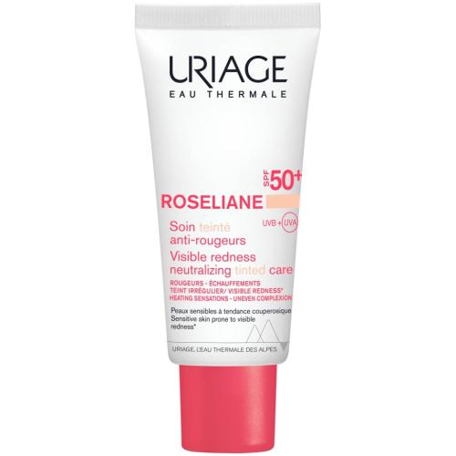 Урьяж СС крем с тональным эффектом против покраснений SPF50+, 40 мл (Uriage, Roseliane)
