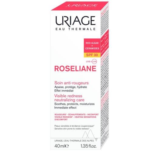 Урьяж Крем против покраснений SPF30, 40 мл (Uriage, Roseliane)