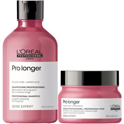 Лореаль Профессионель Программа Pro Longer базовый уход: шампунь 300 мл + маска 250 мл (L'Oreal Professionnel, Уход за волосами, Pro Longer), фото-3
