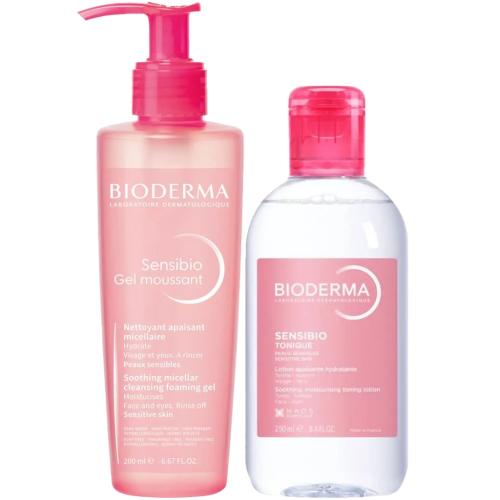 Биодерма Программа Sensibio очищение: гель 200 мл + лосьон 250 мл (Bioderma, Sensibio), фото-6