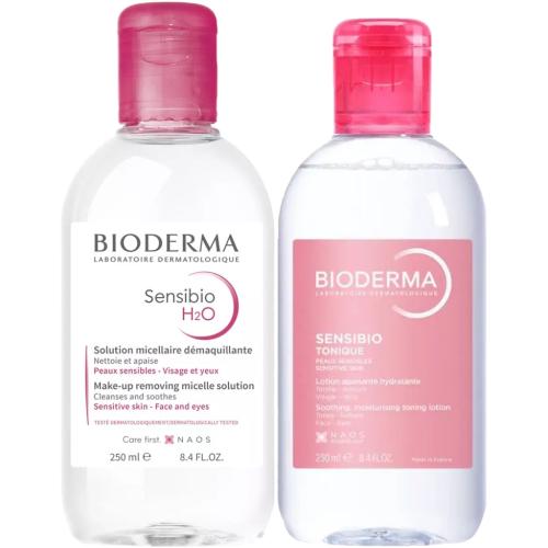 Биодерма Программа Sensibio очищение: мицеллярная вода 250 мл + лосьон 250 мл (Bioderma, Sensibio), фото-6