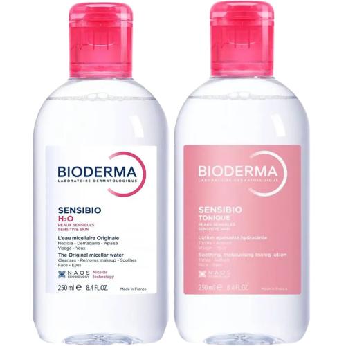 Биодерма Программа Sensibio очищение: мицеллярная вода 250 мл + лосьон 250 мл (Bioderma, Sensibio), фото-6