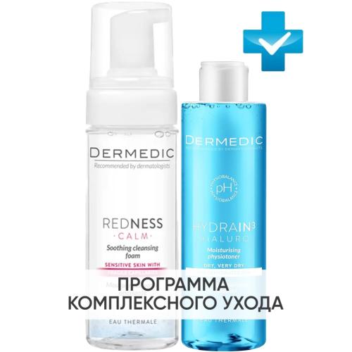 Дермедик Программа Redness очищение: пена 150 мл + тоник 200 мл (Dermedic, Redness)