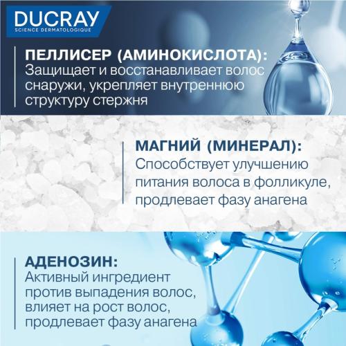 Дюкрэ Шампунь для роста волос, замедляющий выпадение, 200 мл (Ducray, Anaphase), фото-6