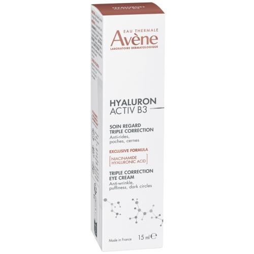 Авен Крем для кожи вокруг глаз тройного действия Activ B3, 15 мл (Avene, Hyaluron), фото-2