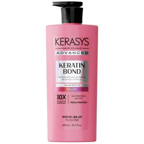 Керасис Шампунь для объема волос Keratin Bond, 600 мл (Kerasys, Hair Clinic, Advanced)