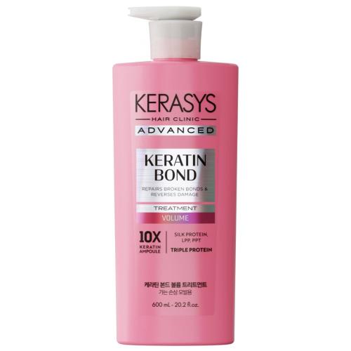 Керасис Бальзам для объема волос Keratin Bond, 600 мл (Kerasys, Hair Clinic, Advanced)