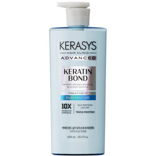 Керасис Бальзам для увлажнения волос Keratin Bond, 600 мл (Kerasys, Hair Clinic, Advanced)
