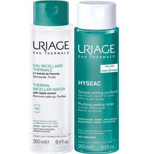 Урьяж Программа Hyseac очищение: мицеллярная вода 250 мл + лосьон 250 мл (Uriage, Hyseac), фото-6