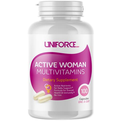 Комплекс мультивитаминный для женщин Active Woman Multivitamins, 100 капсул ()