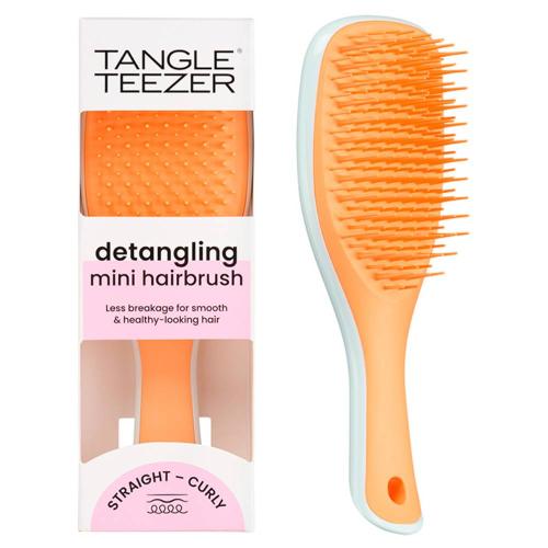 Тангл Тизер Расческа для прямых и волнистых волос Mini Sweet Orange &amp; Ice Blue (Tangle Teezer, The Ultimate Detangler)