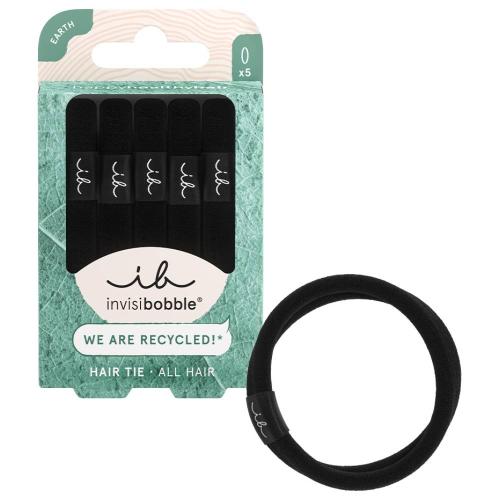 Инвизибабл Эластичная резинка для волос Earth Black, 5 шт (Invisibobble, Hair Tie)