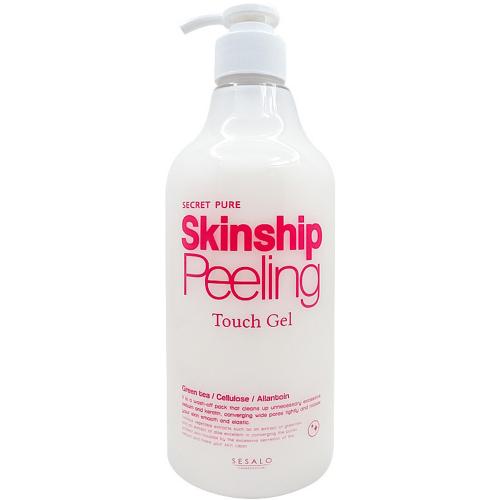 Елизавекка Увлажняющая пилинг-скатка для лица и тела Secret Pure Skinship Peeling Touch Gel, 500 мл (Elizavecca, Cleansing &Peeling)