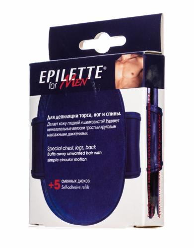 Эпилет Подушечки для депиляции для мужчин, 1 шт (Epilette, ), фото-2
