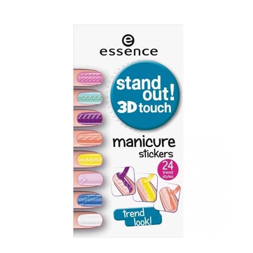 Эссенс Наклейки для ногтей Stand out! 3D touch manicure stickers 01 (Essence, Ногти)